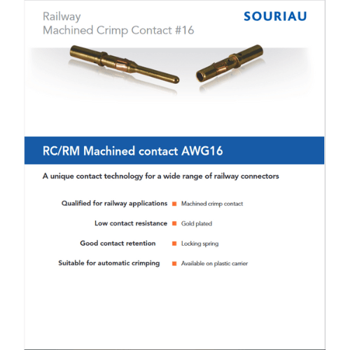 RCRM Contacts Screenshot of Datasheet