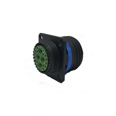 a black and green connector