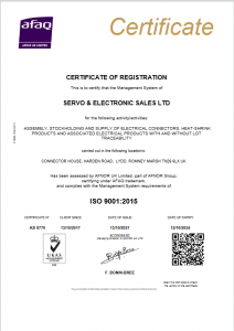 ISO2001 Certificate